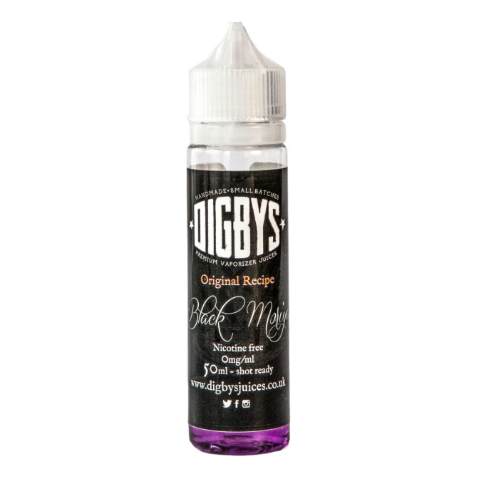 Digbys - Black Moriya 50ml Short Fill (Including 10ml Nicotine Shot)