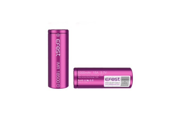 Efest IMR 15A 18500 1000mAh