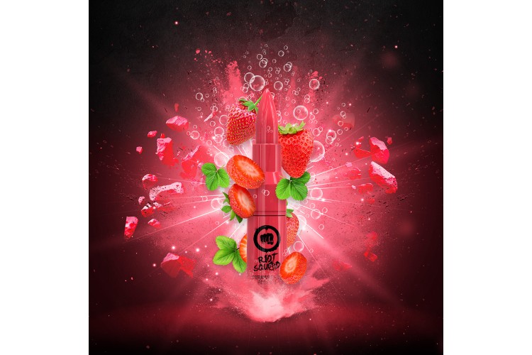 Riot Squad - Strawberry Scream 50ml Short Fill (Including 10ml Nic Shot)