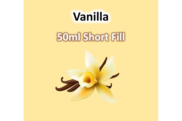 VaperVapour - Vanilla 50ml Short Fill